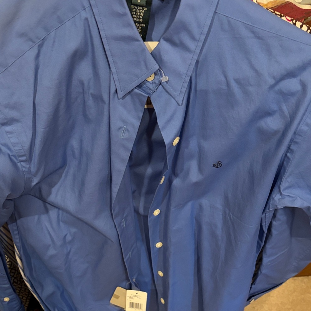 Blue ladies  Shirt size 8 new with tags